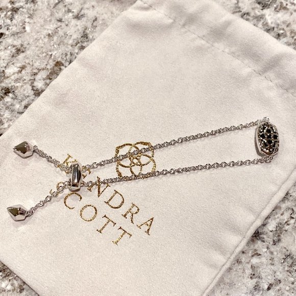 New Kendra Scott Elaina Silver Opaque - Picture 2 of 3